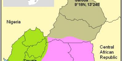 Карта Камерун климе